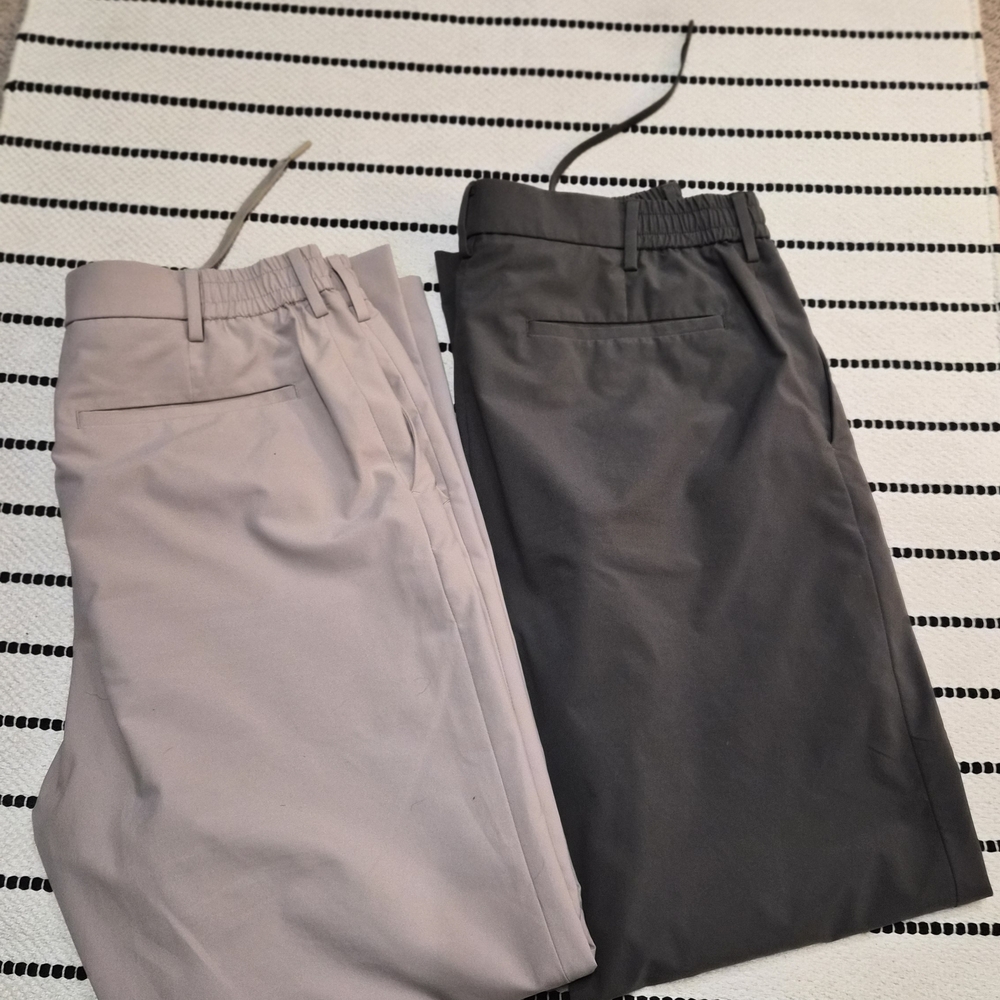 Uniqlo Men's Easy Pants - Olive and Tan